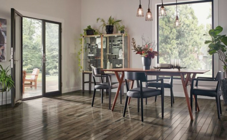 Armstrong Hardwood Flooring in Dining Room